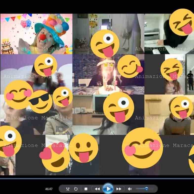Compleanno online bambini distanza Animazione feste online virtuali da casa quarantena lockdown come festeggiare